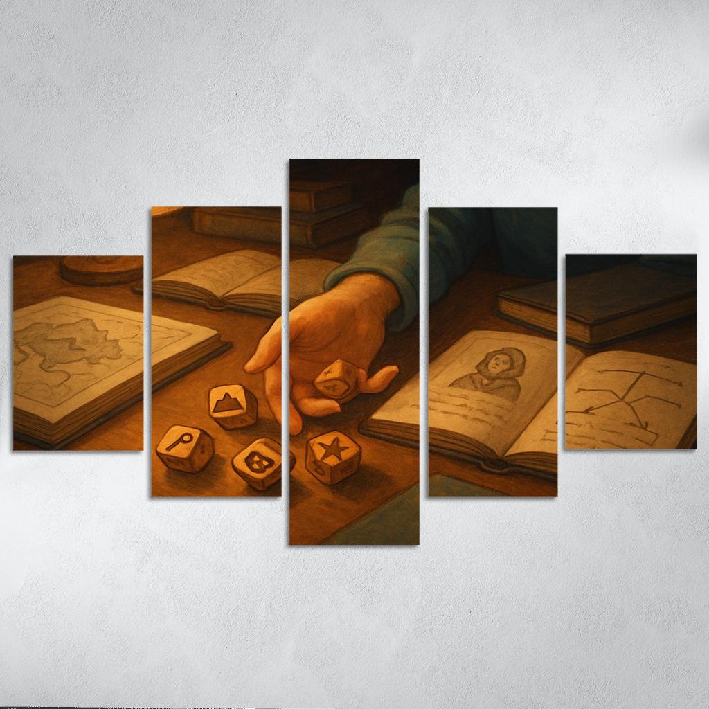 Story Dice Worldbuilding premium artwork frames
