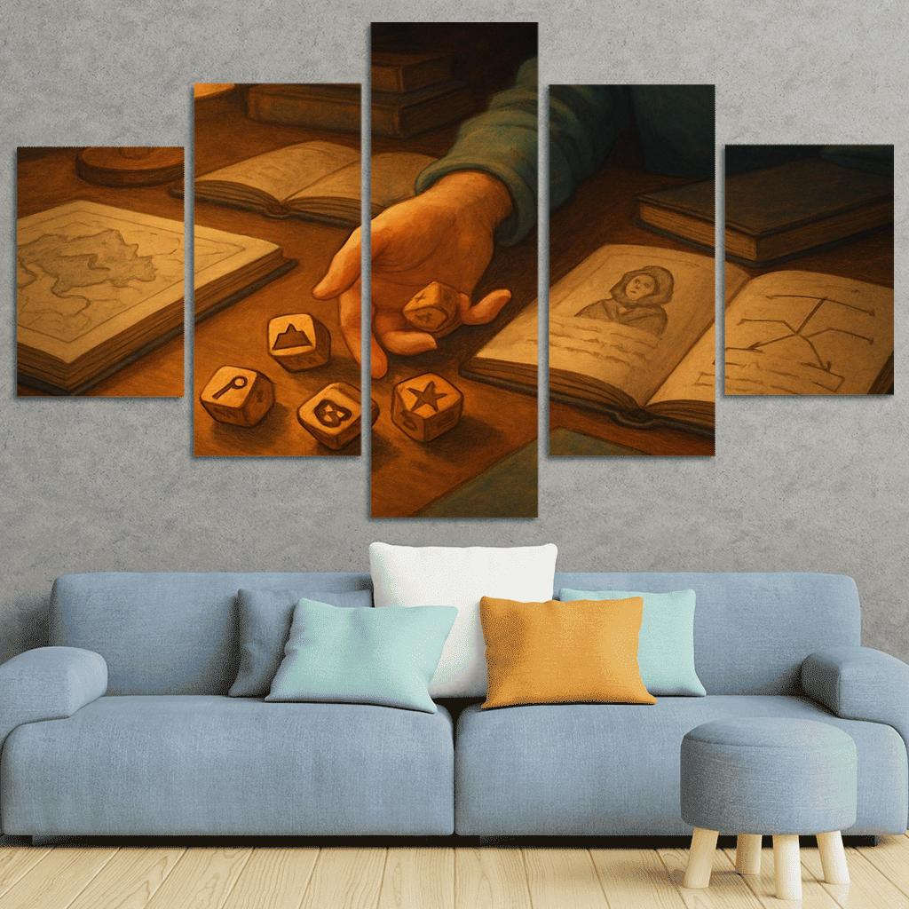 Story Dice Worldbuilding premium artwork frames