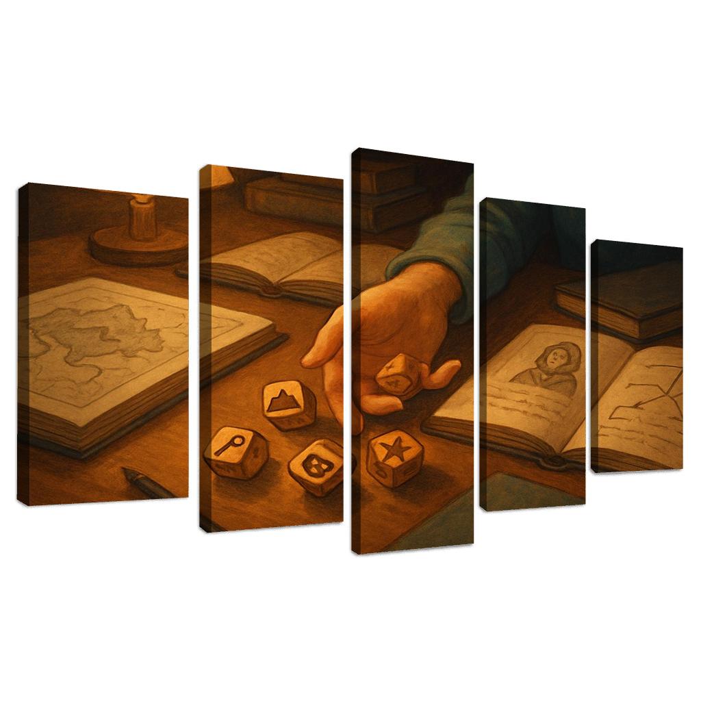Story Dice Worldbuilding premium artwork frames