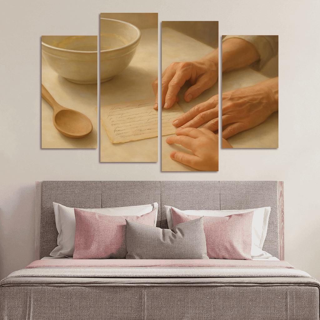 The Recipe Card Of Memories custom paintings frame