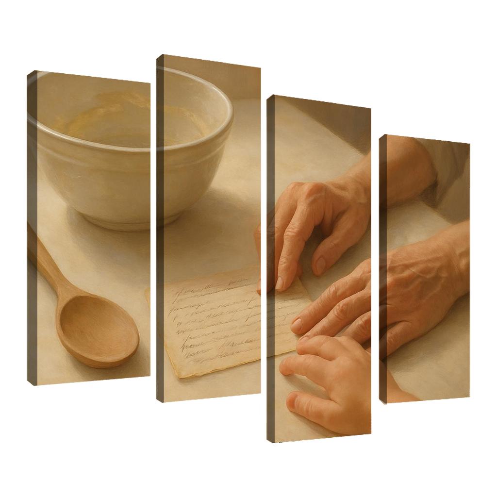 The Recipe Card Of Memories custom paintings frame