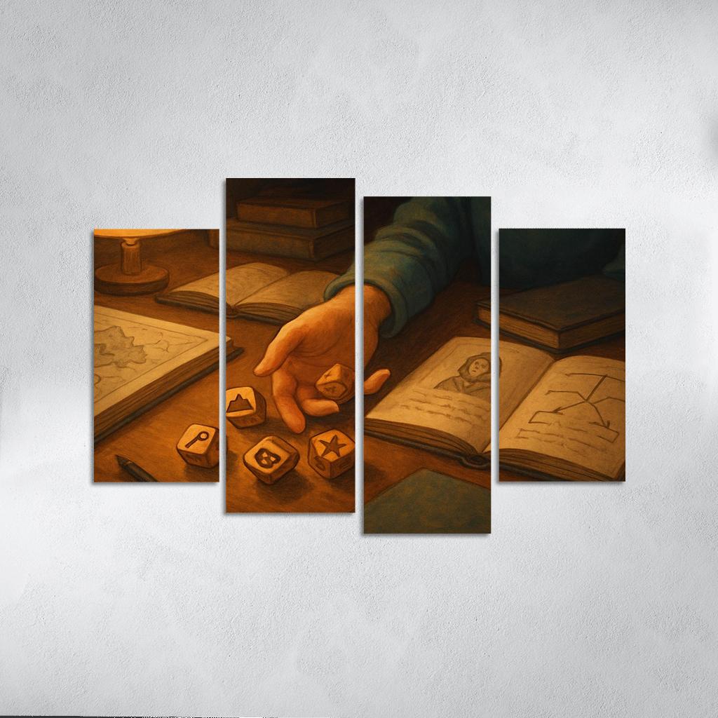 Story Dice Worldbuilding premium artwork frames