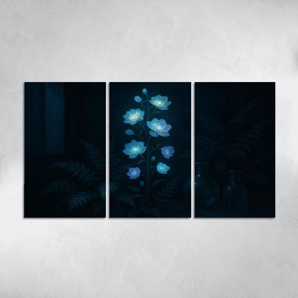 Midnight Glasshouse Of Luminous Petals home decor