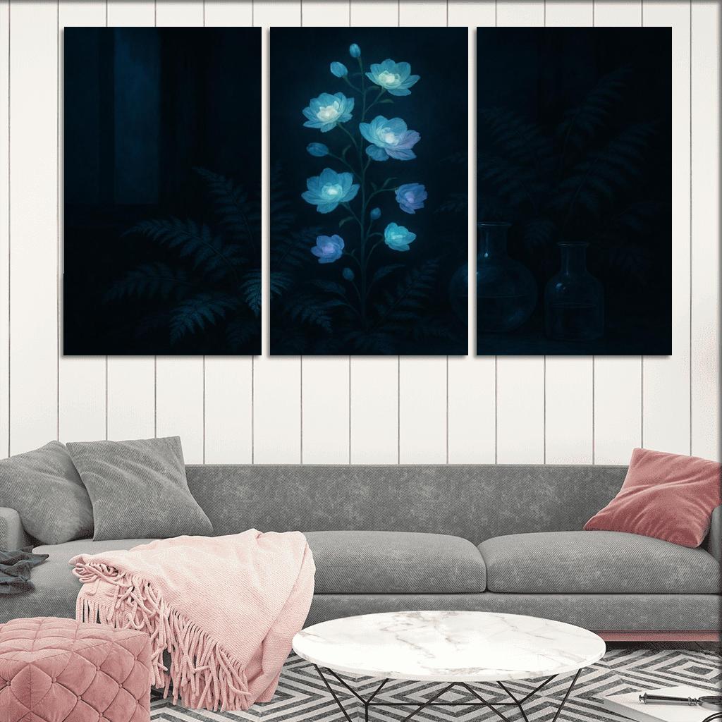 Midnight Glasshouse Of Luminous Petals home decor
