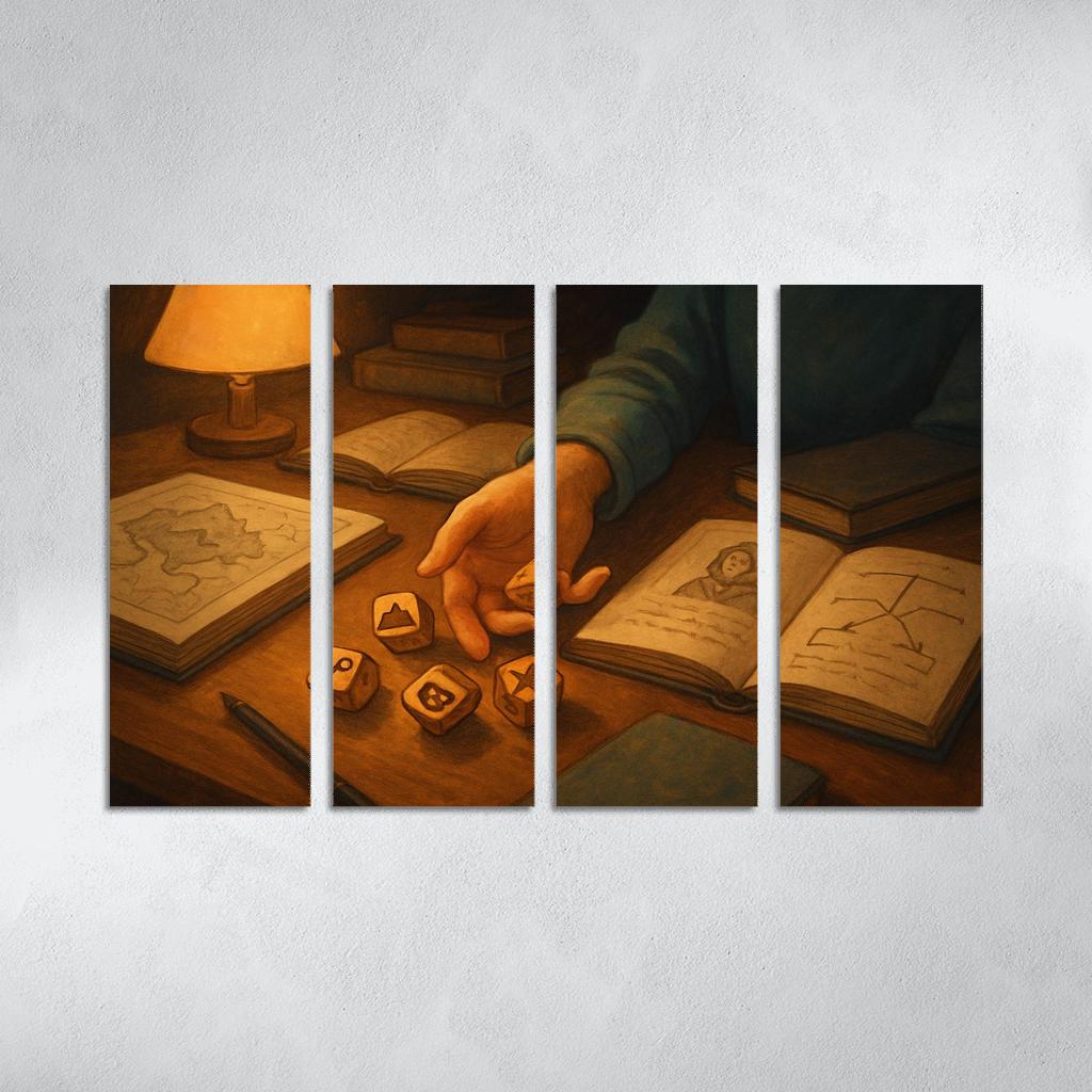 Story Dice Worldbuilding premium artwork frames