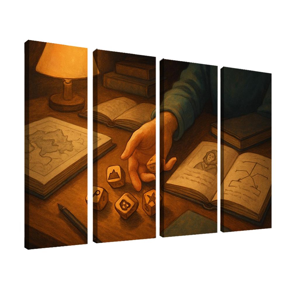 Story Dice Worldbuilding premium artwork frames