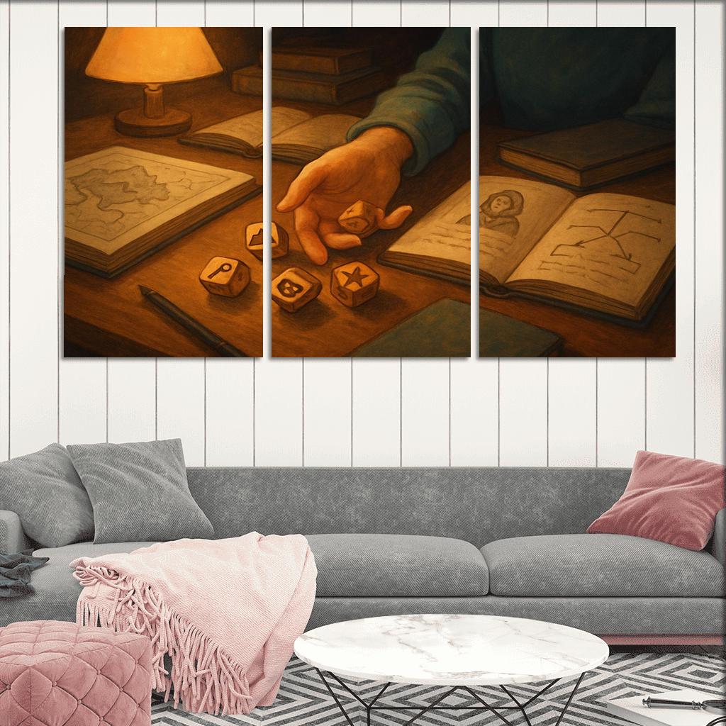 Story Dice Worldbuilding premium artwork frames