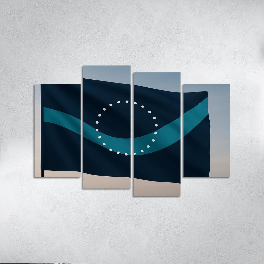 Celestial Ribbon Of Unity oil paintings frame