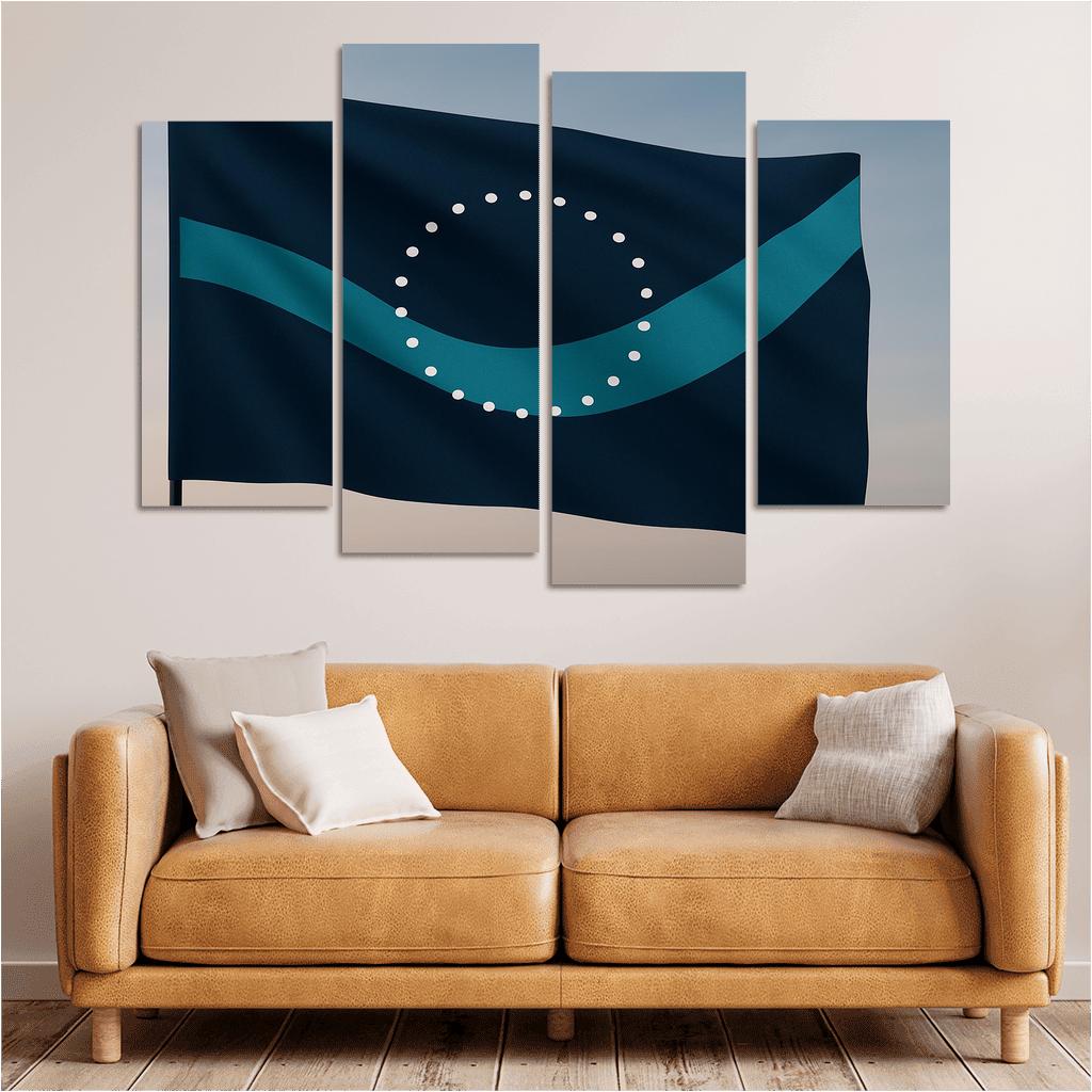 Celestial Ribbon Of Unity oil paintings frame