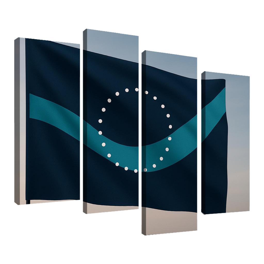 Celestial Ribbon Of Unity oil paintings frame