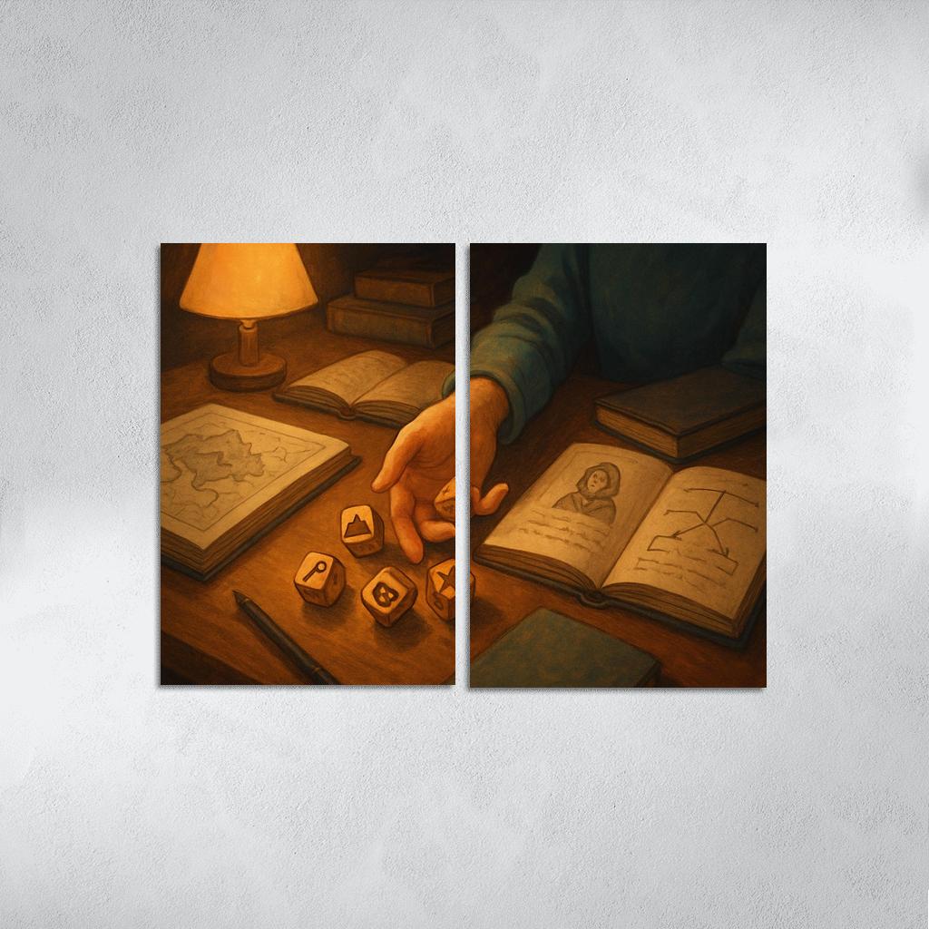 Story Dice Worldbuilding premium artwork frames