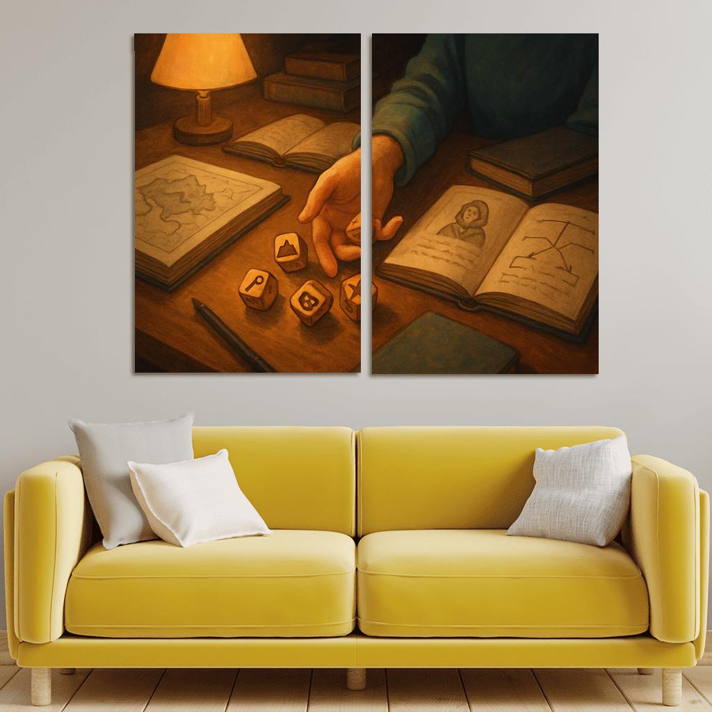 Story Dice Worldbuilding premium artwork frames