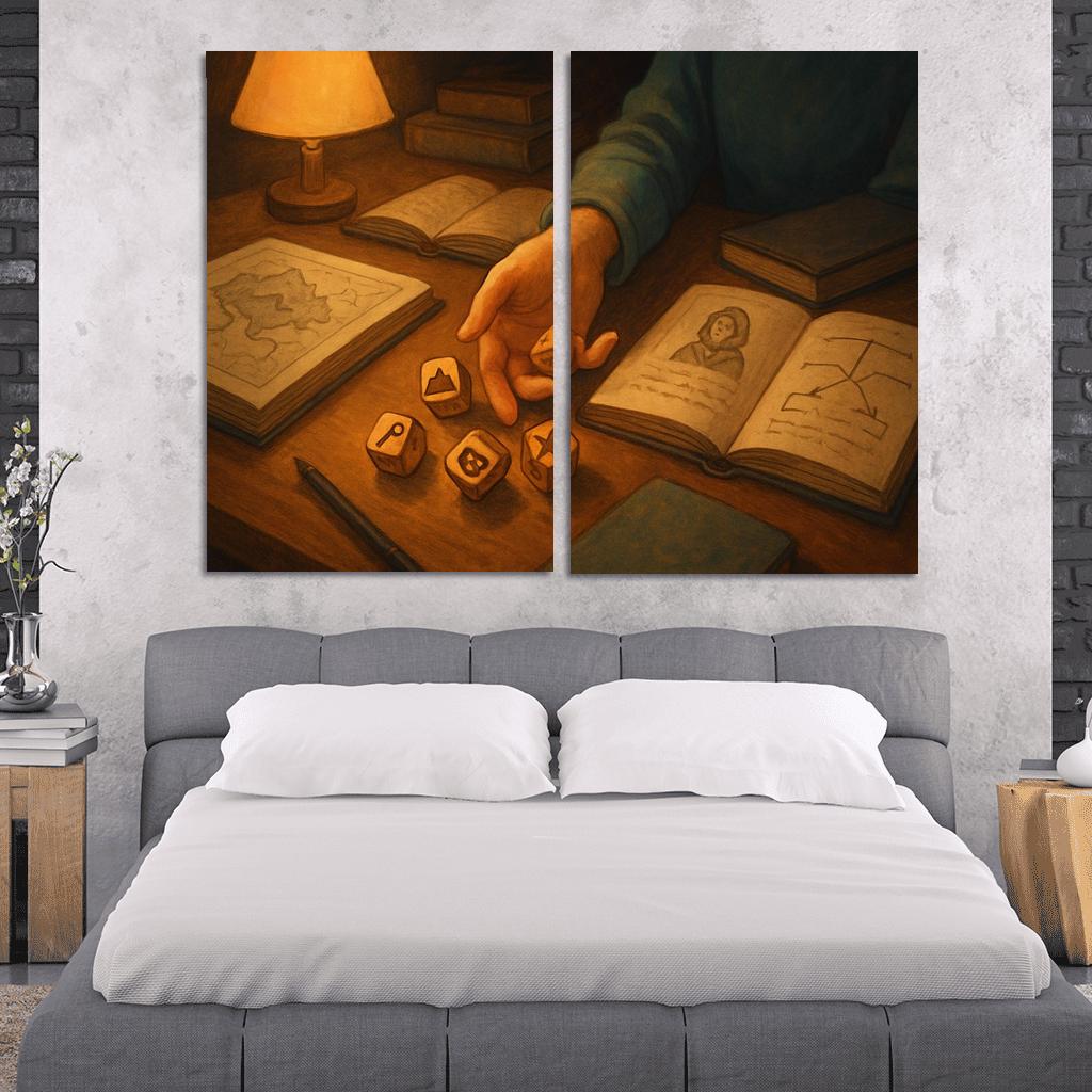 Story Dice Worldbuilding premium artwork frames
