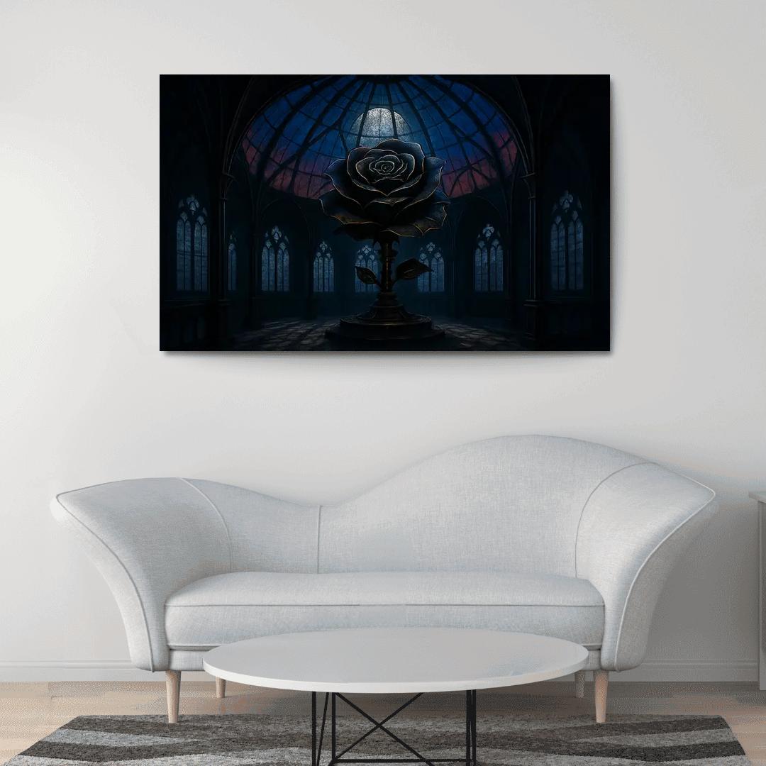 The Clockwork Rose Observatory framed paintings