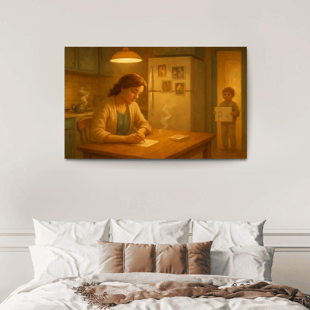 The Warmth Of The Kitchen Light one-piece frames