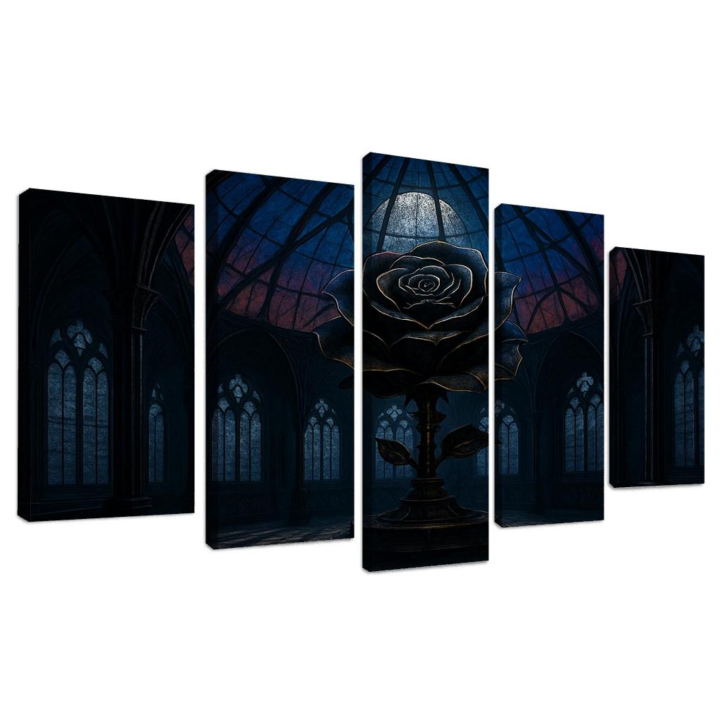 The Clockwork Rose Observatory framed paintings