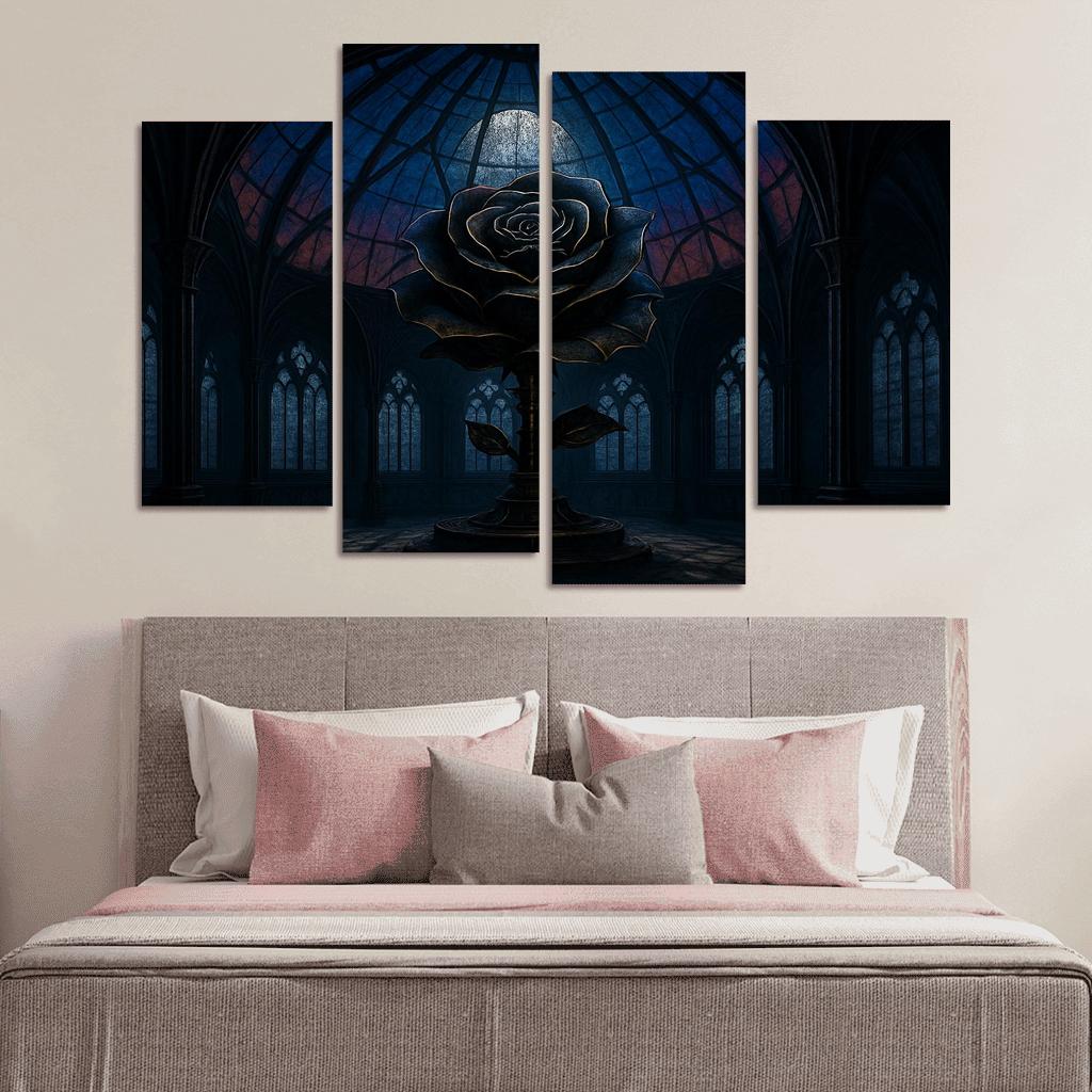The Clockwork Rose Observatory framed paintings