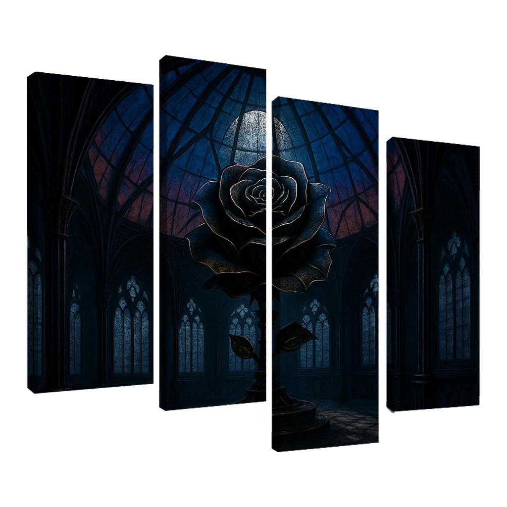 The Clockwork Rose Observatory framed paintings