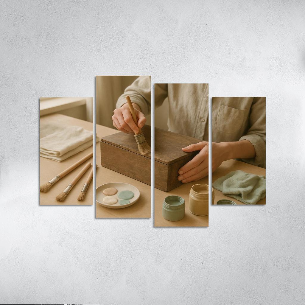 Mindful Object Restoration framed paintings