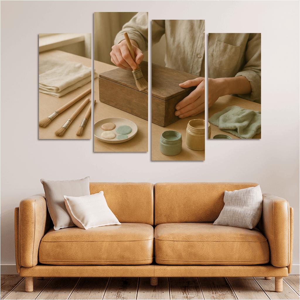 Mindful Object Restoration framed paintings