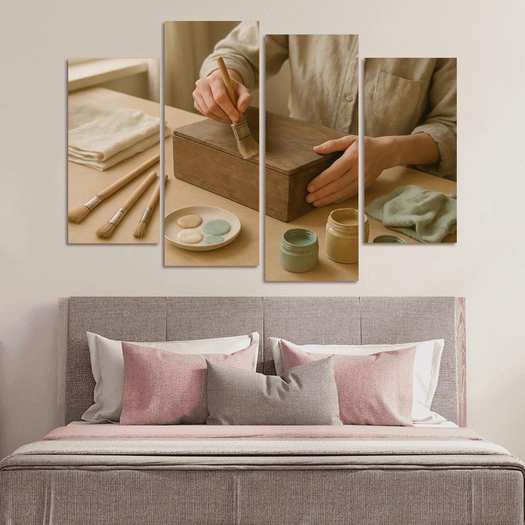 Mindful Object Restoration framed paintings