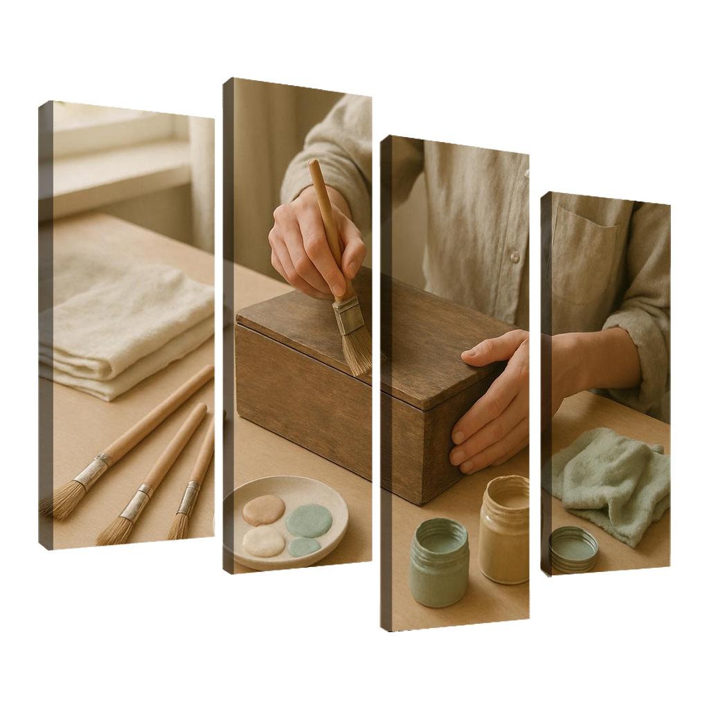 Mindful Object Restoration framed paintings