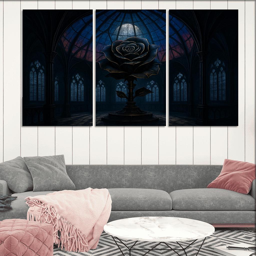 The Clockwork Rose Observatory framed paintings