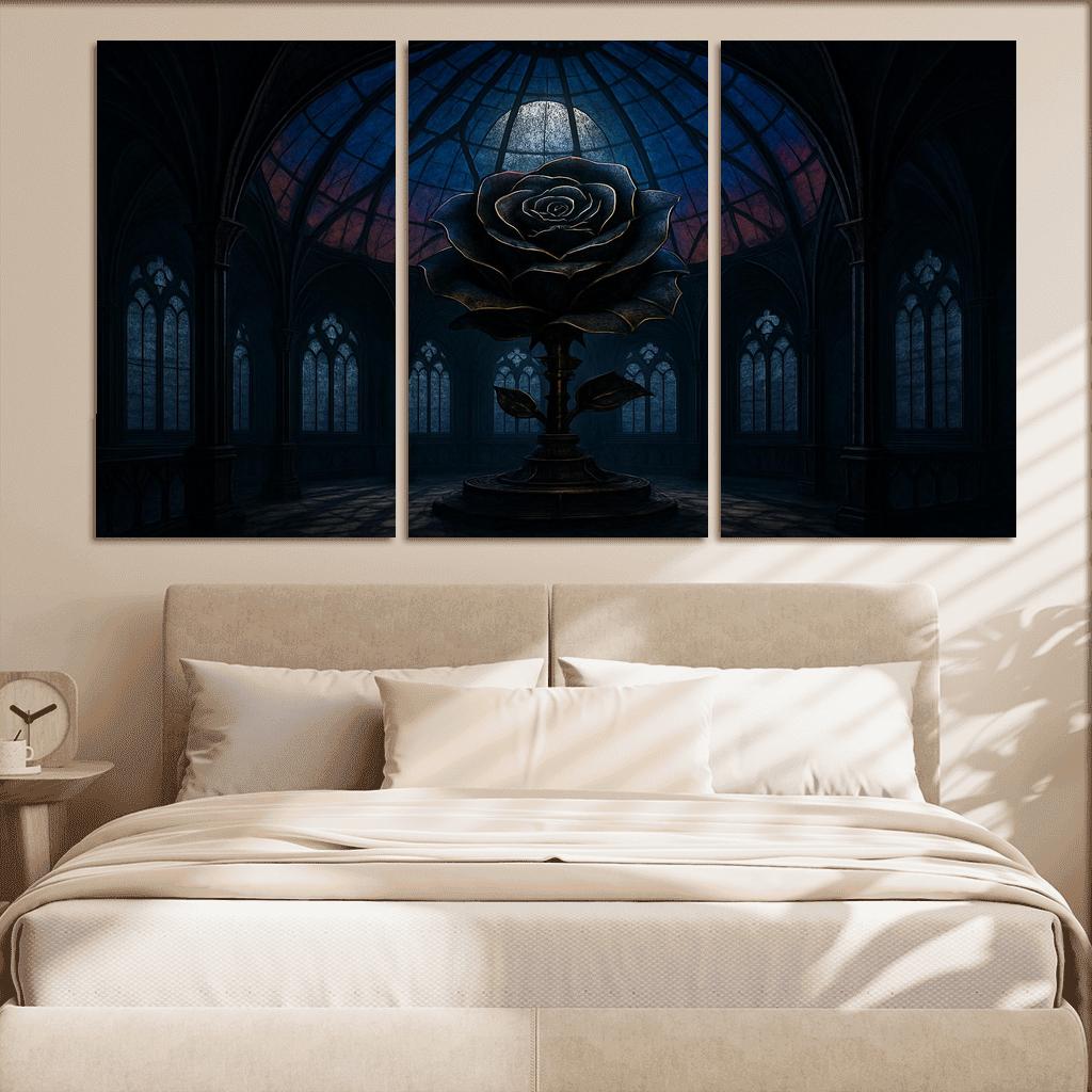 The Clockwork Rose Observatory framed paintings