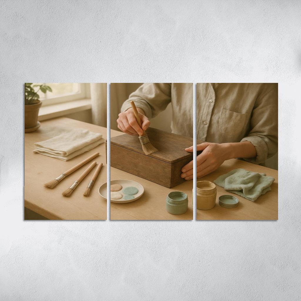 Mindful Object Restoration framed paintings