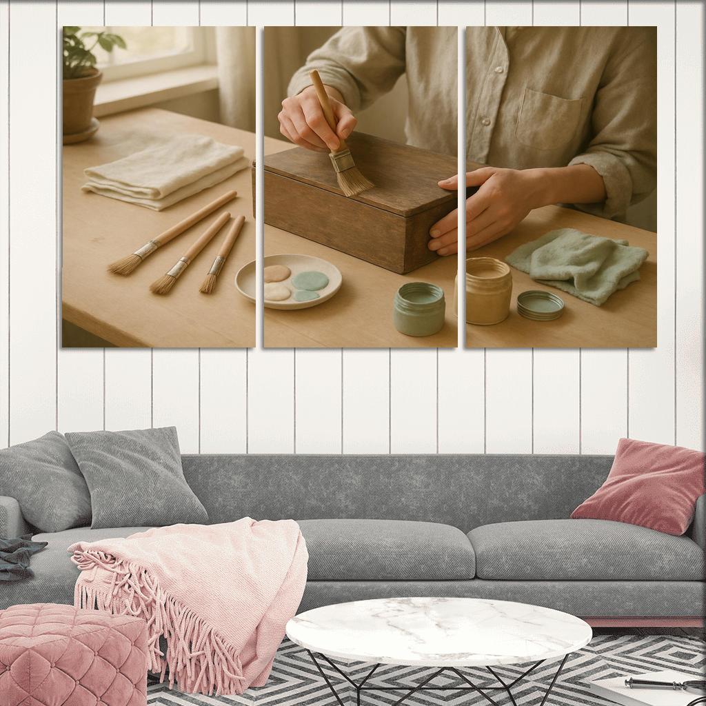 Mindful Object Restoration framed paintings