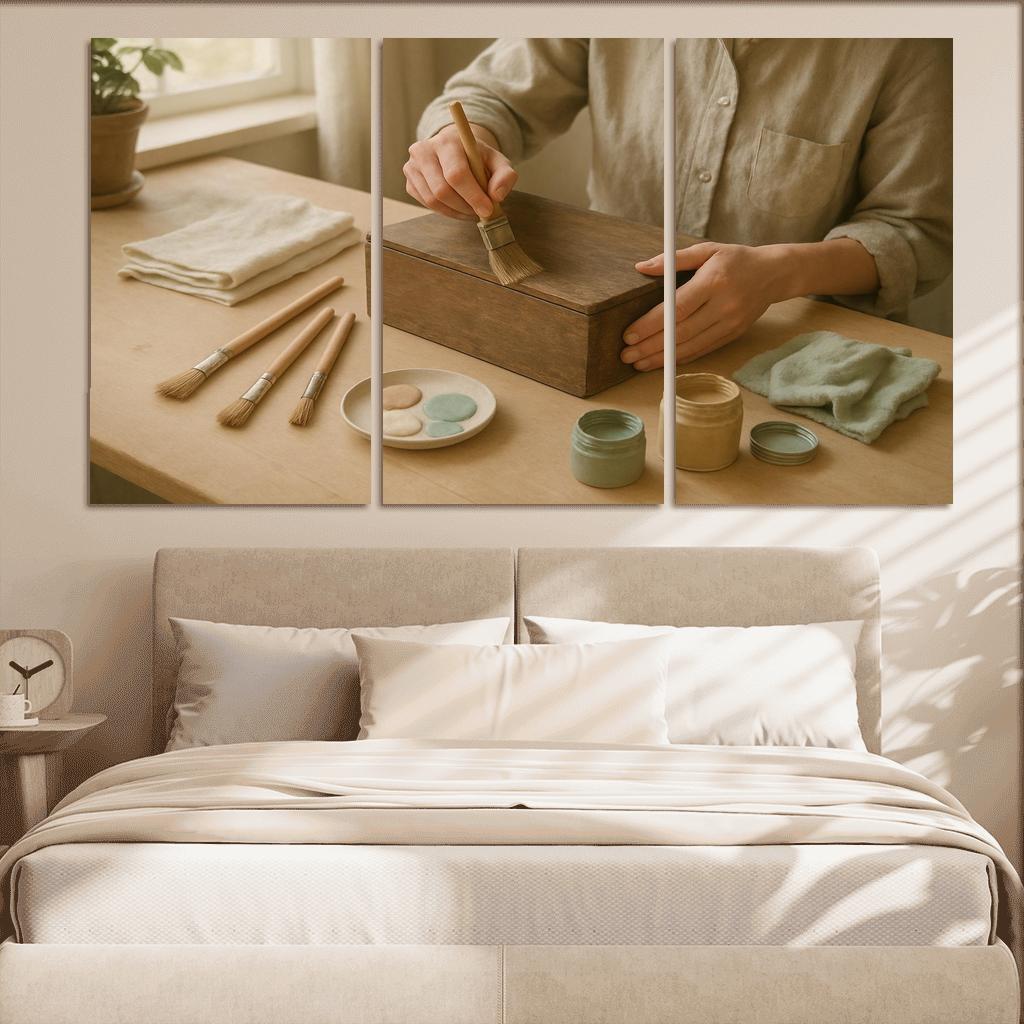 Mindful Object Restoration framed paintings