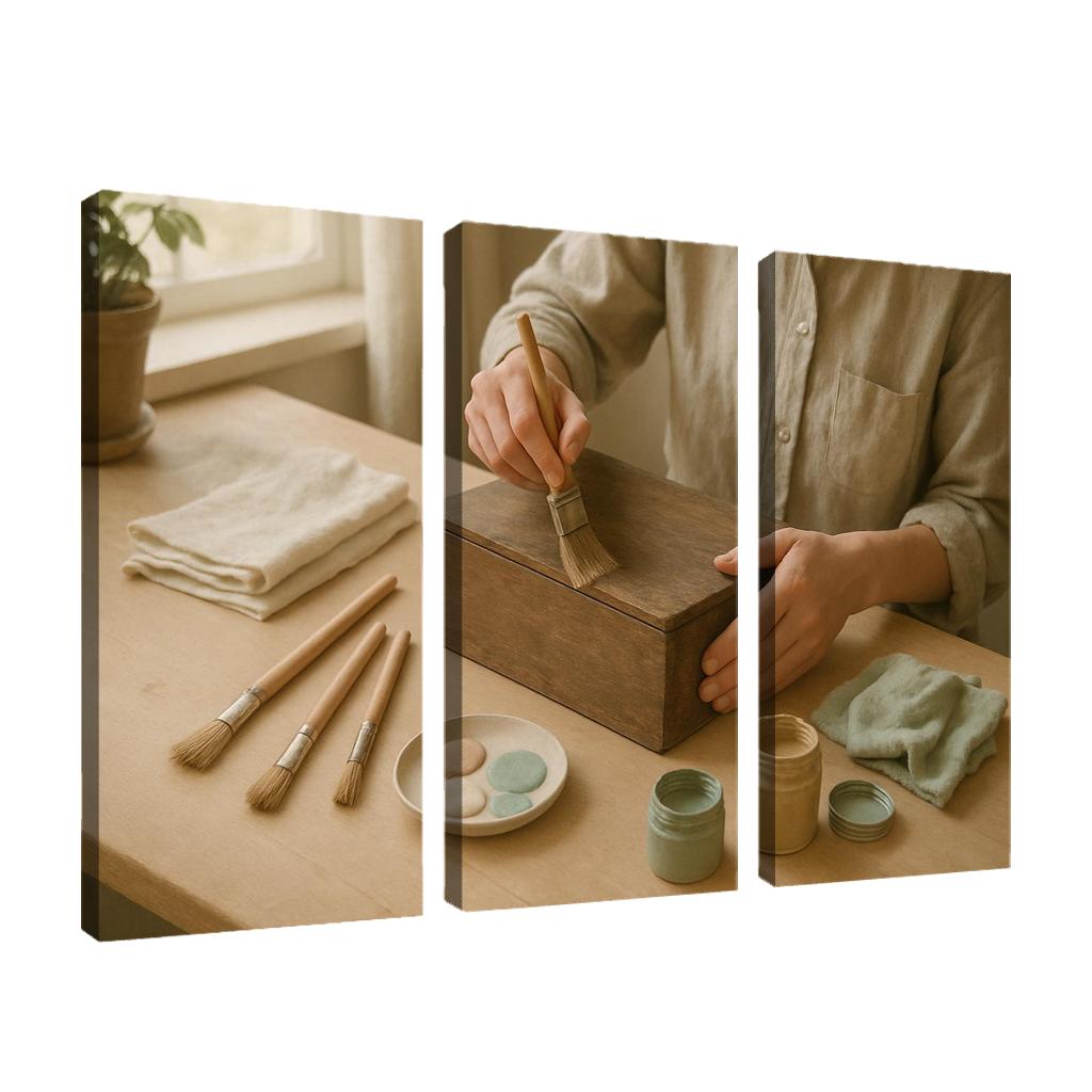 Mindful Object Restoration framed paintings