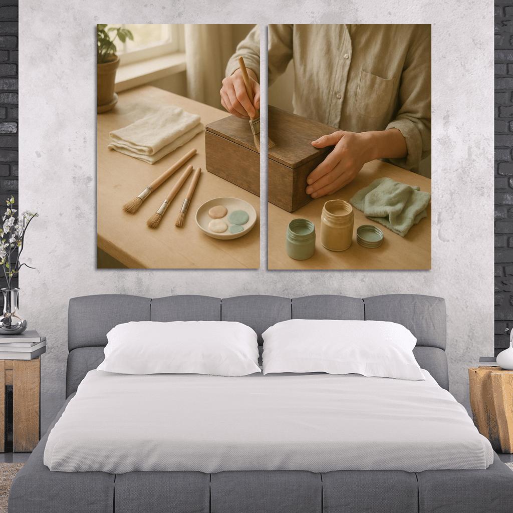 Mindful Object Restoration framed paintings