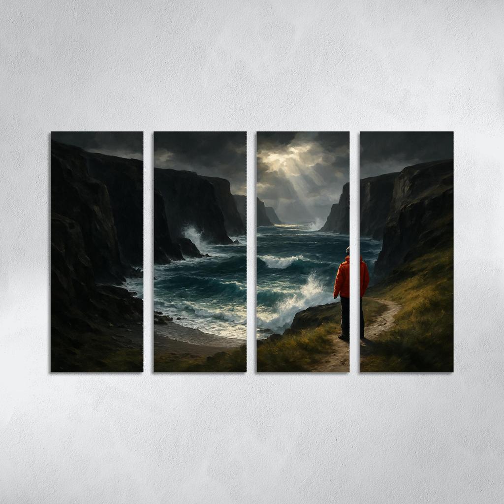 Stormglass Clifftop Bay premium artwork frames