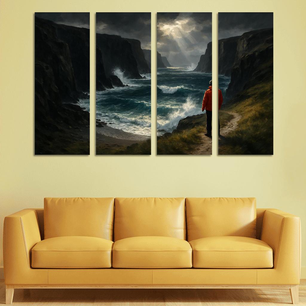 Stormglass Clifftop Bay premium artwork frames