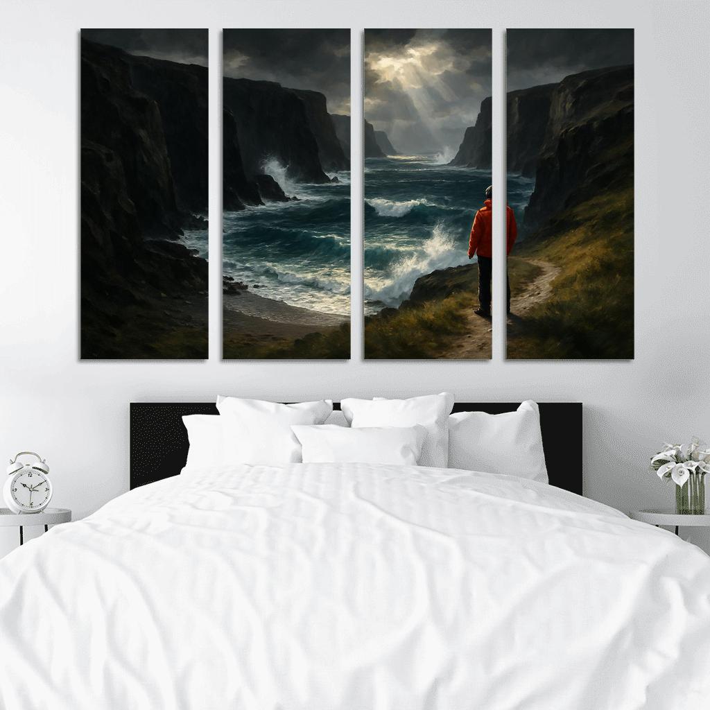 Stormglass Clifftop Bay premium artwork frames