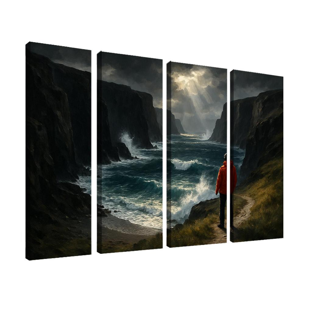 Stormglass Clifftop Bay premium artwork frames
