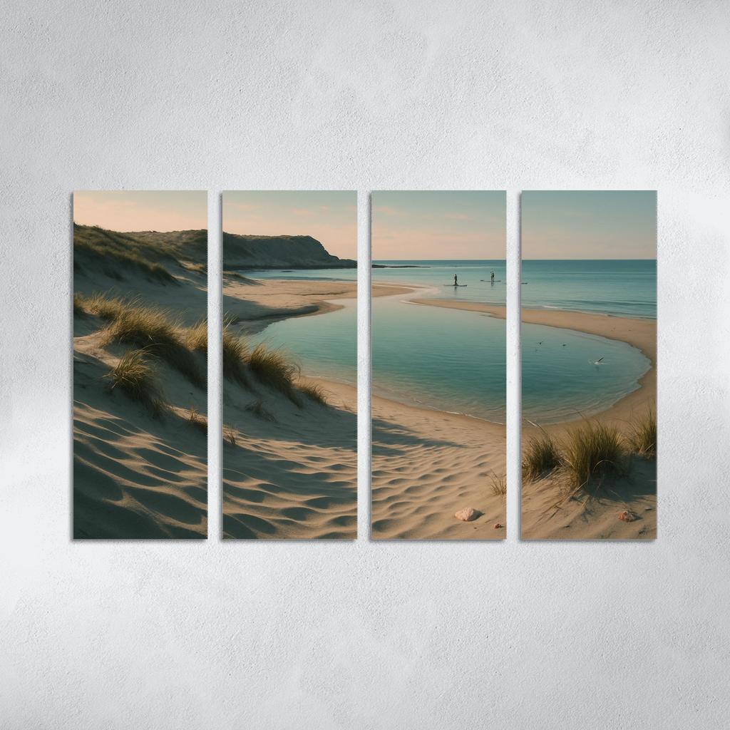 Opaline Dune Inlet custom paintings frame