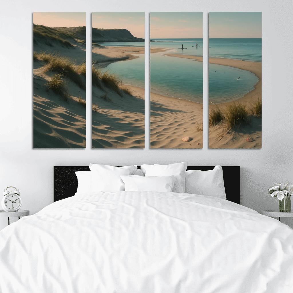 Opaline Dune Inlet custom paintings frame