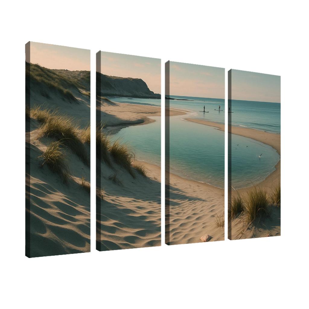 Opaline Dune Inlet custom paintings frame