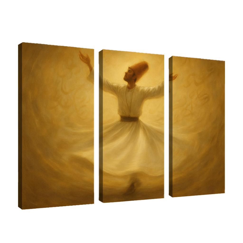 Sufi Spiral Dance abstract paintings frame