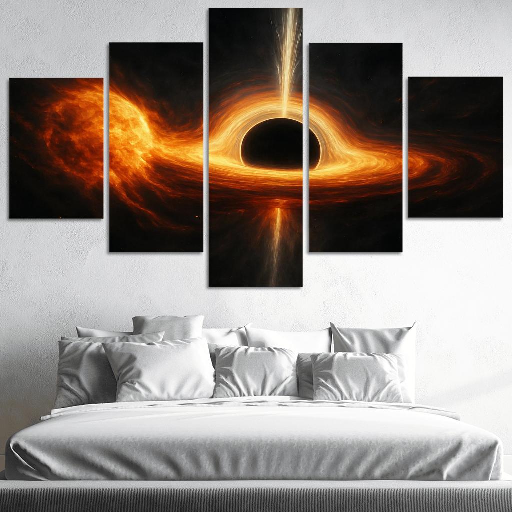 Tidal Shredding Of A Star By A Black Hole wall art