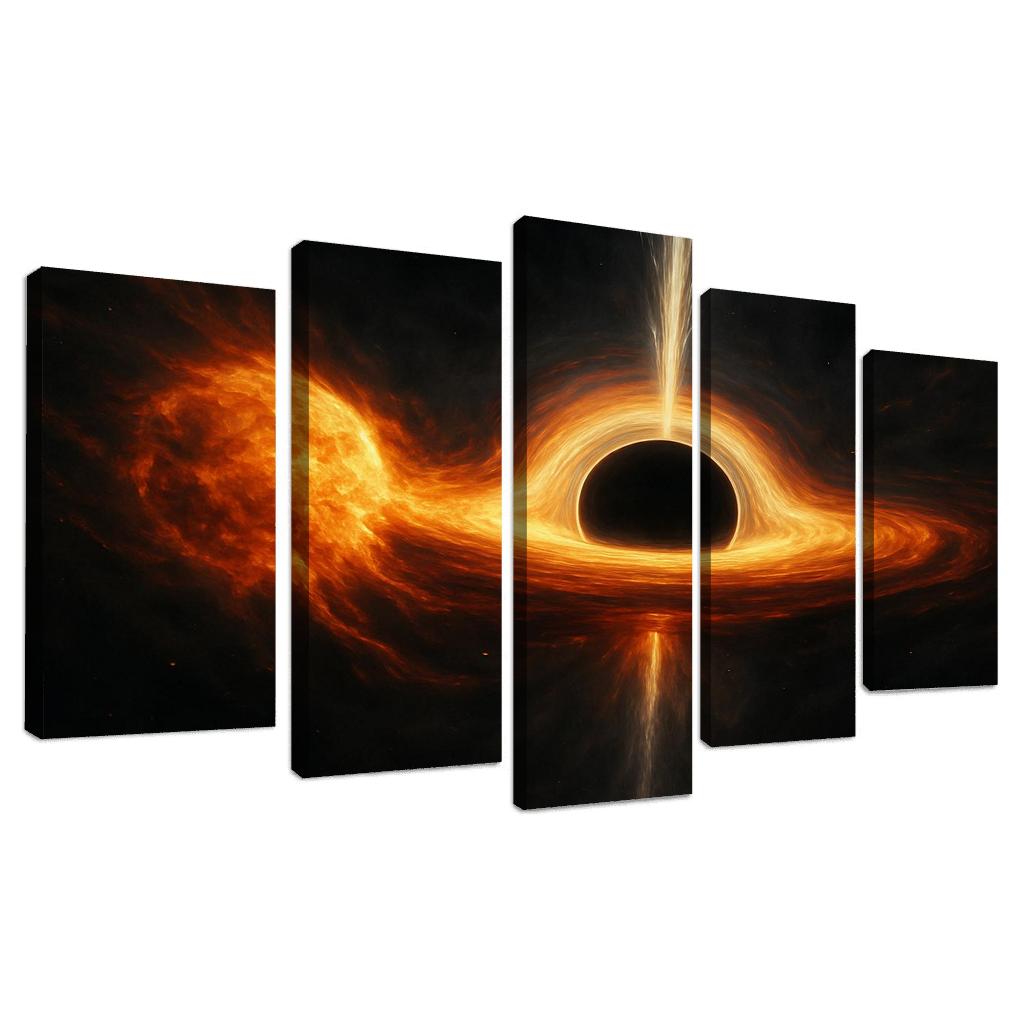 Tidal Shredding Of A Star By A Black Hole wall art