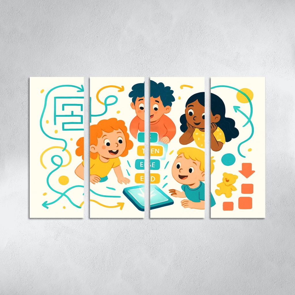 Creative Algorithms For Young Inventors abstract paintings frame