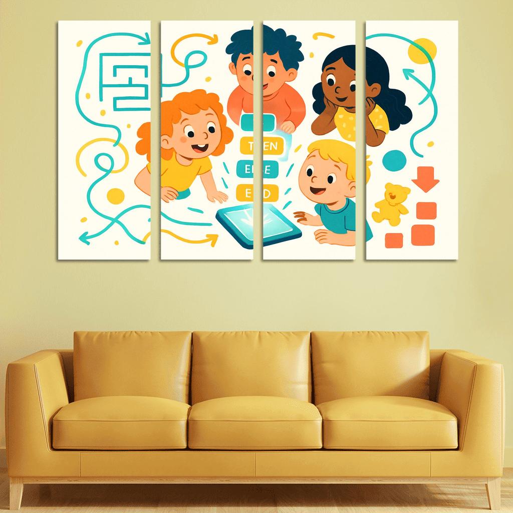 Creative Algorithms For Young Inventors abstract paintings frame