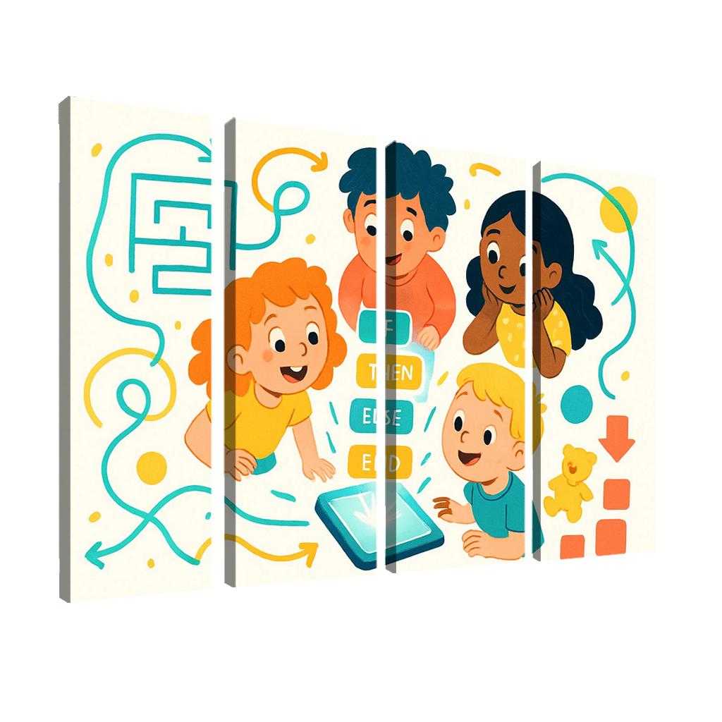 Creative Algorithms For Young Inventors abstract paintings frame