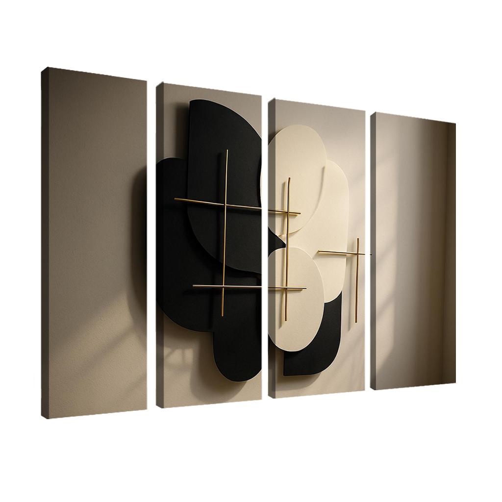 Textured Shadowplay Wall Sculpture wall art