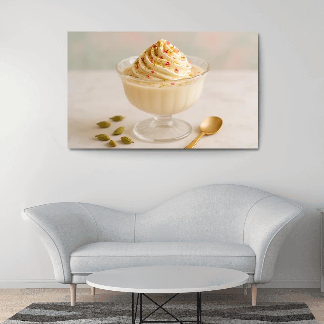 Rose Cardamom Cloud Pudding art trends