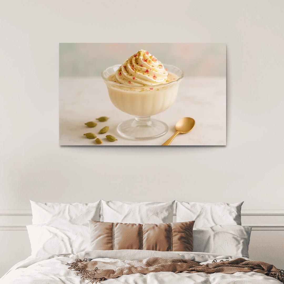 Rose Cardamom Cloud Pudding art trends