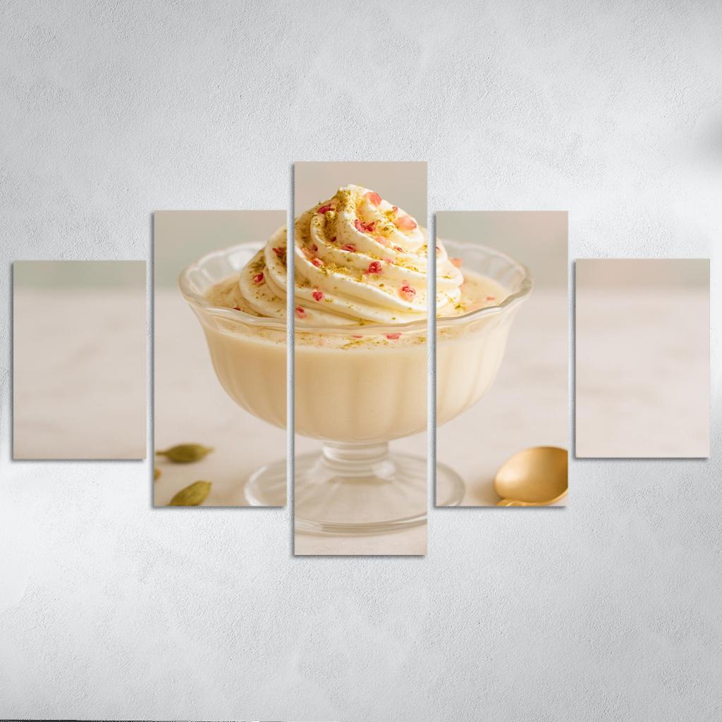 Rose Cardamom Cloud Pudding art trends